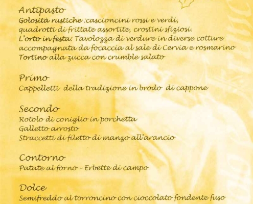 Menu di Natale a Gradara